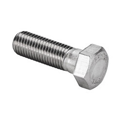 Śruba DIN 931 stal nierdzewna widok 3D