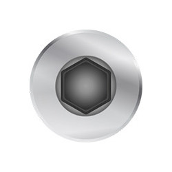 Śruba DIN 7984 łeb niski zbliżenie