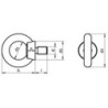 Śruba DIN 580 rysunek techniczny