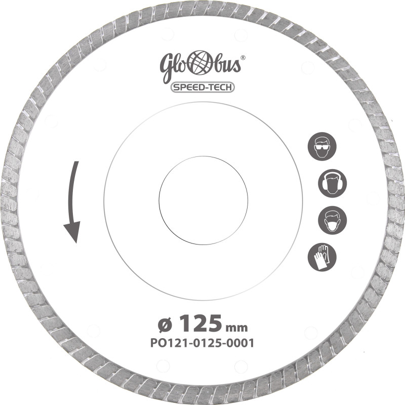Piła diamentowa GLOBUS SPEED-TECH 125 mm – PO121-0125-0001