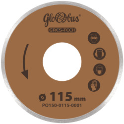 Piła diamentowa GLOBUS GRES-TECH – PRECISE CUT, część tnąca 1,4 × 7,5 mm