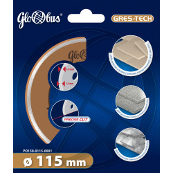 Piła diamentowa GLOBUS GRES-TECH 115 mm