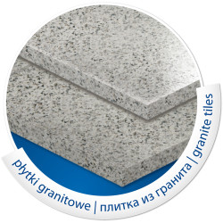 Zastosowanie piły GLOBUS GRES-TECH – cięcie płytek granitowych