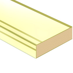 Frez trzpieniowy prosty dwuostrzowy GOLD 1/2" - materiał obrabiany