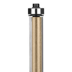 Frez trzpieniowy prosty dwuostrzowy GLOBUS GOLD 1/2" z dolnym łożyskiem - część robocza z łożyskiem